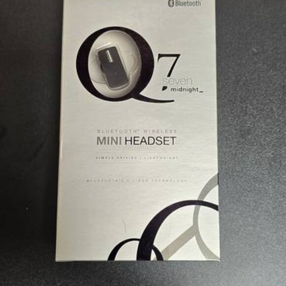 Quikcell Q7 Midnight Bluetooth Wireless Mini Headset - Picture 4 of 5